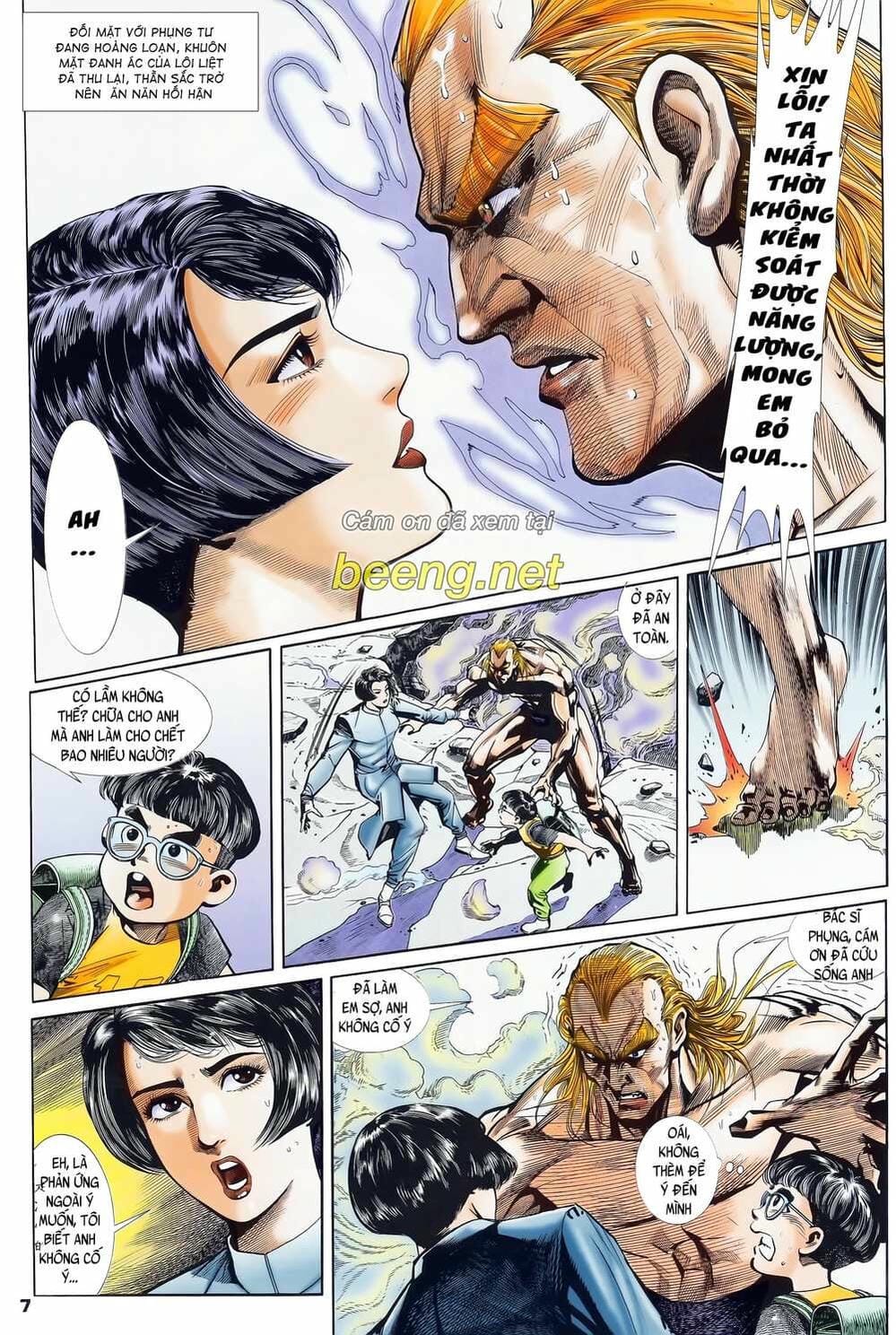 Truyện Tranh Long Hổ 5 Thế trang 8