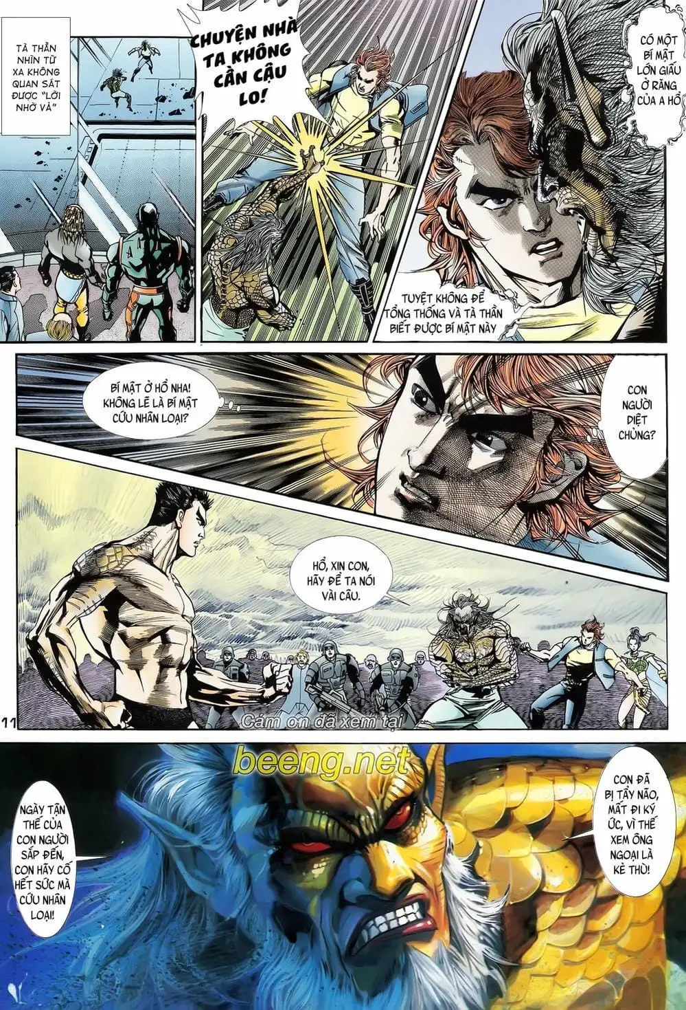 Truyện Tranh Long Hổ 5 Thế trang 8