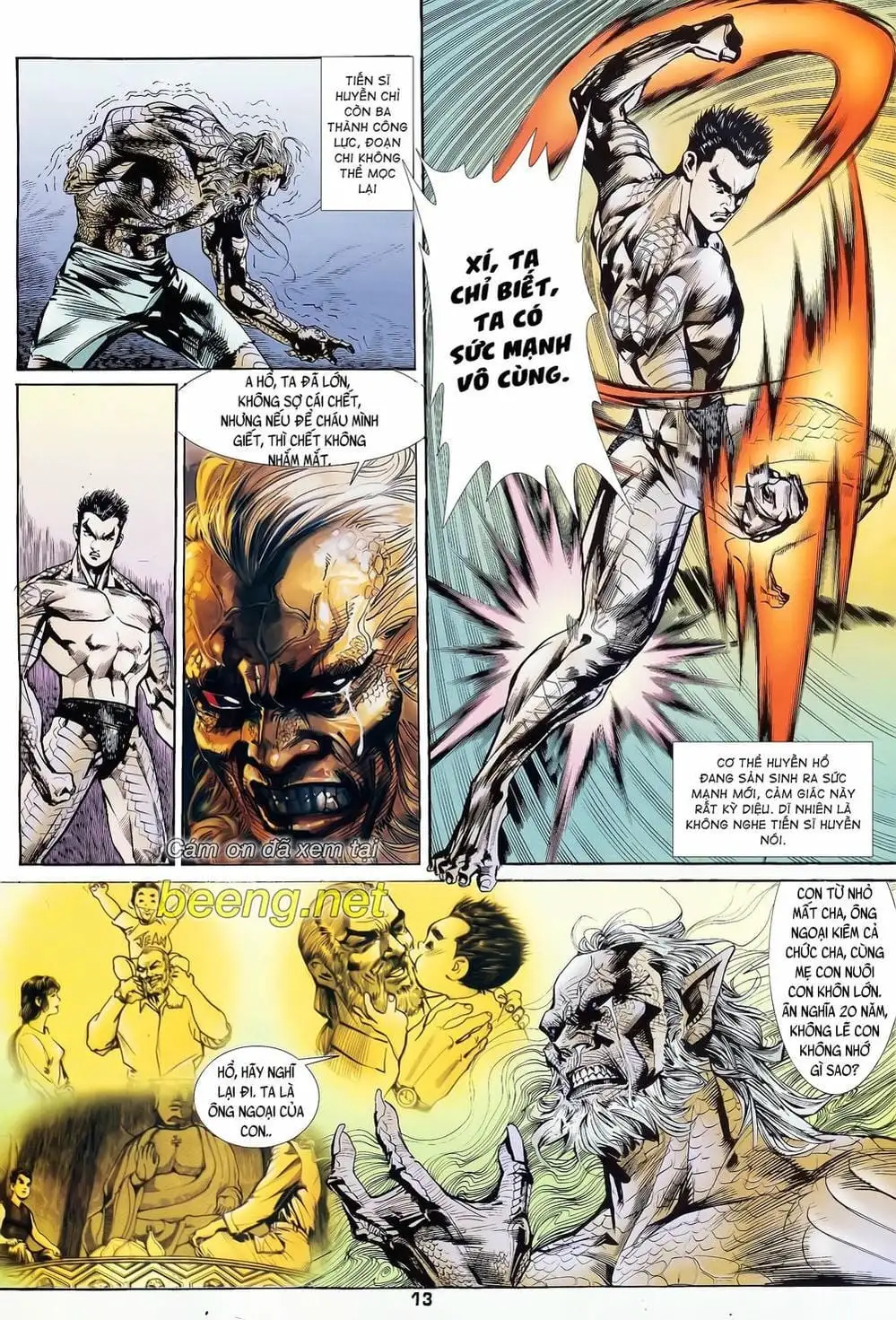 Truyện Tranh Long Hổ 5 Thế trang 8