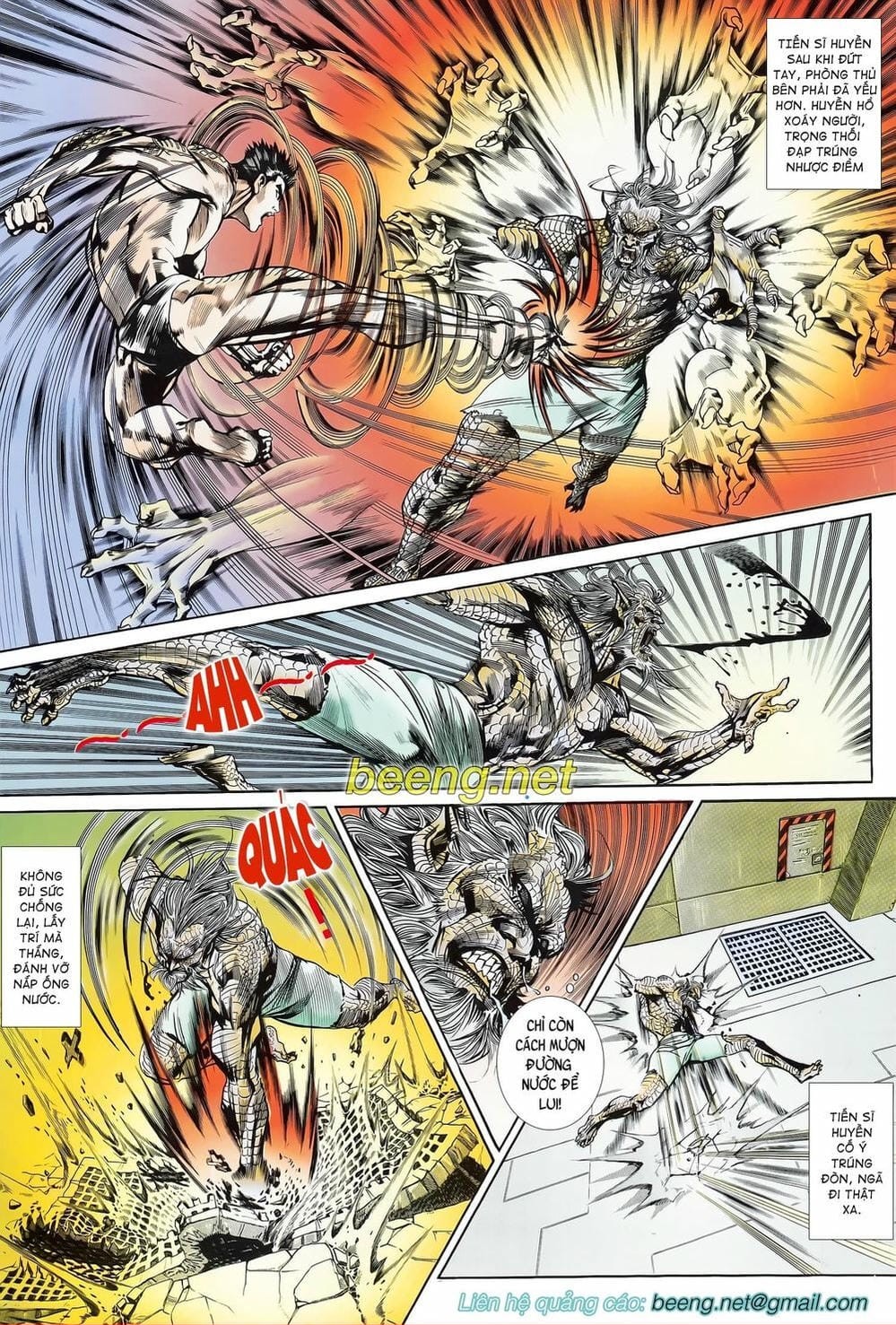 Truyện Tranh Long Hổ 5 Thế trang 8