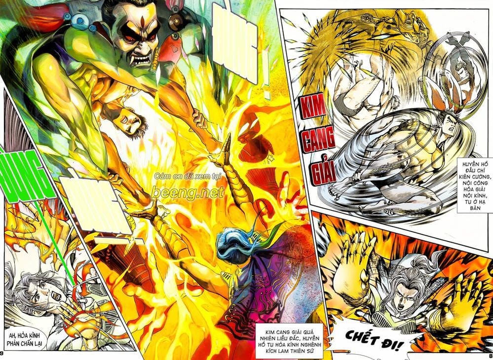 Truyện Tranh Long Hổ 5 Thế trang 8