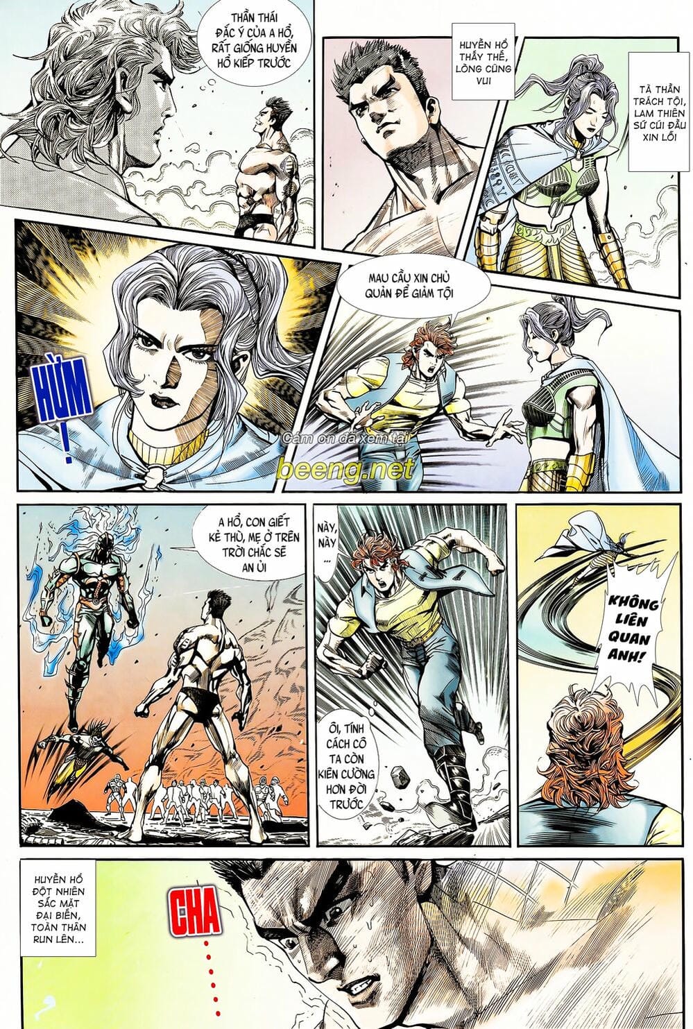 Truyện Tranh Long Hổ 5 Thế trang 8
