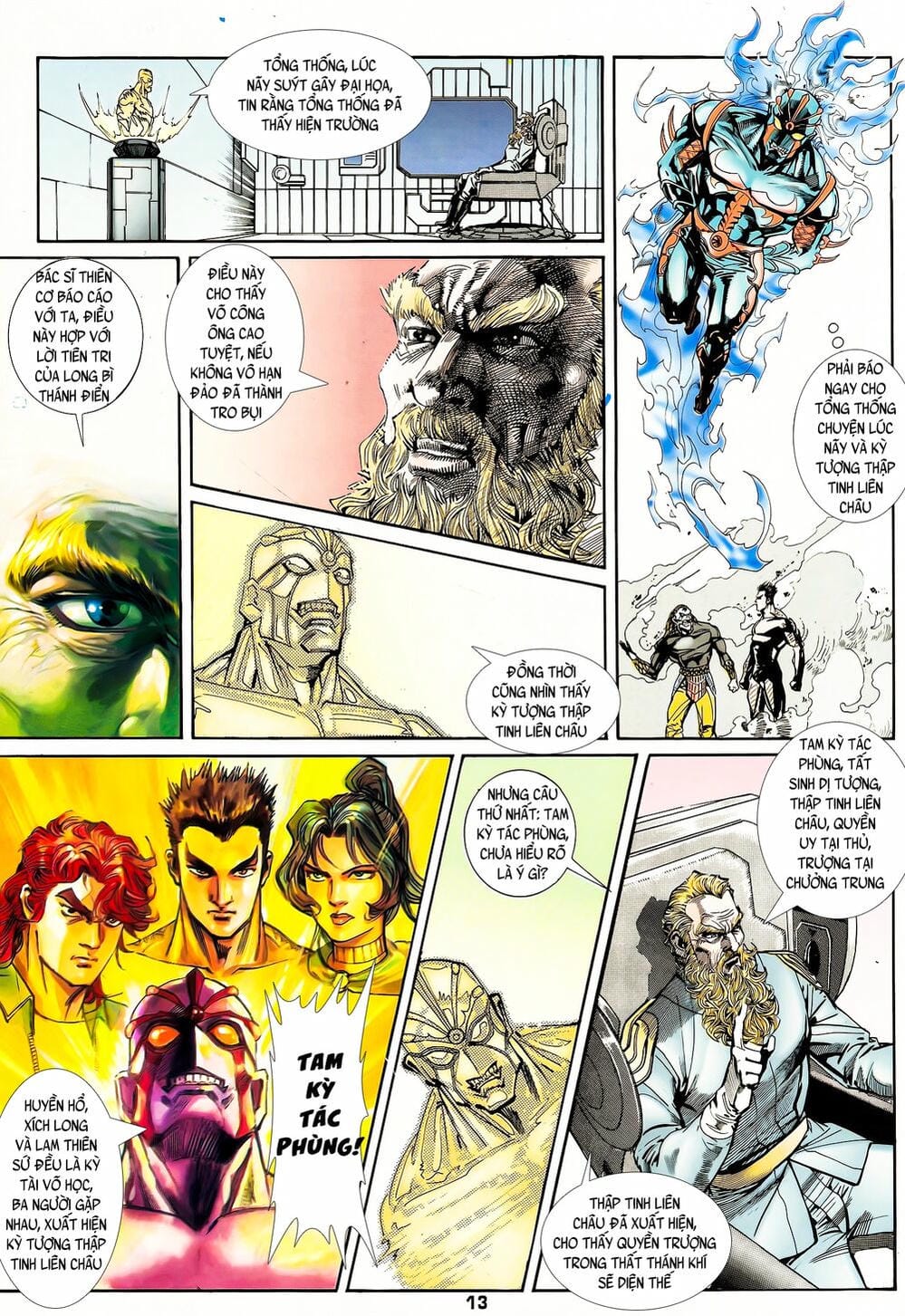 Truyện Tranh Long Hổ 5 Thế trang 8