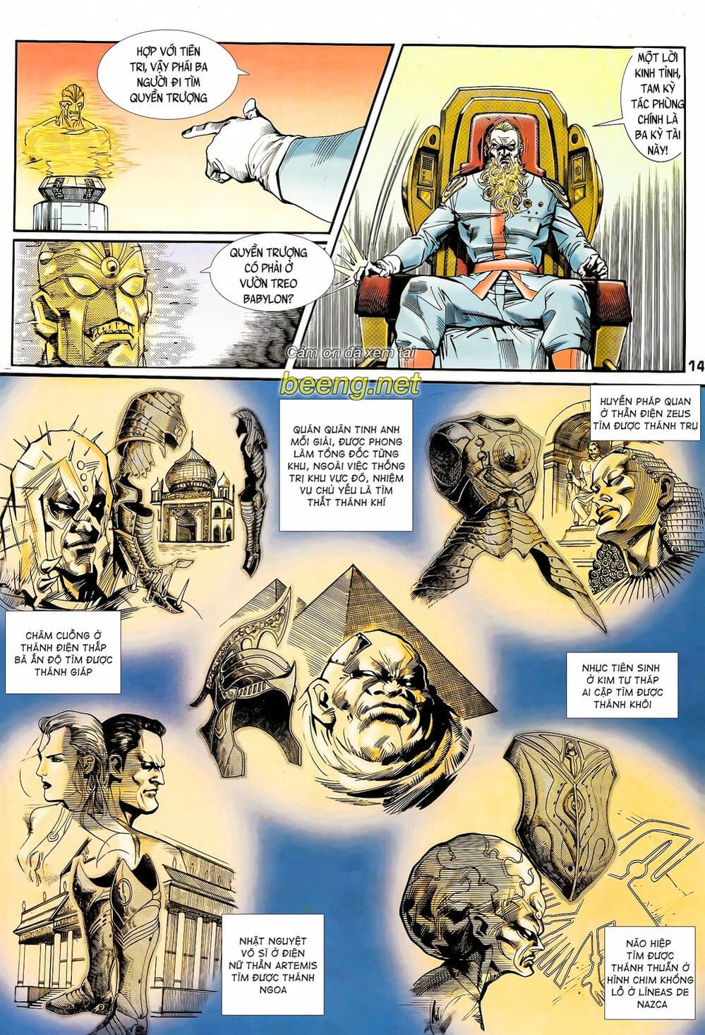 Truyện Tranh Long Hổ 5 Thế trang 8