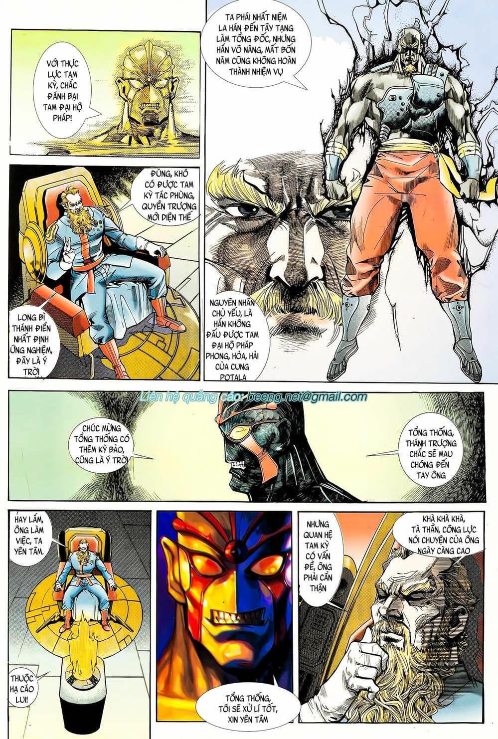 Truyện Tranh Long Hổ 5 Thế trang 8