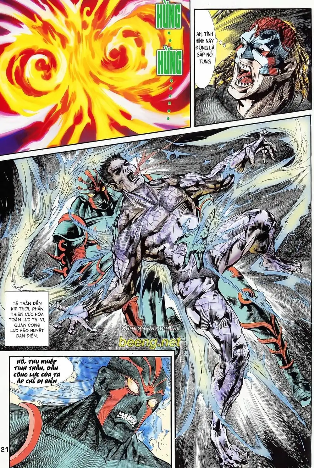 Truyện Tranh Long Hổ 5 Thế trang 8