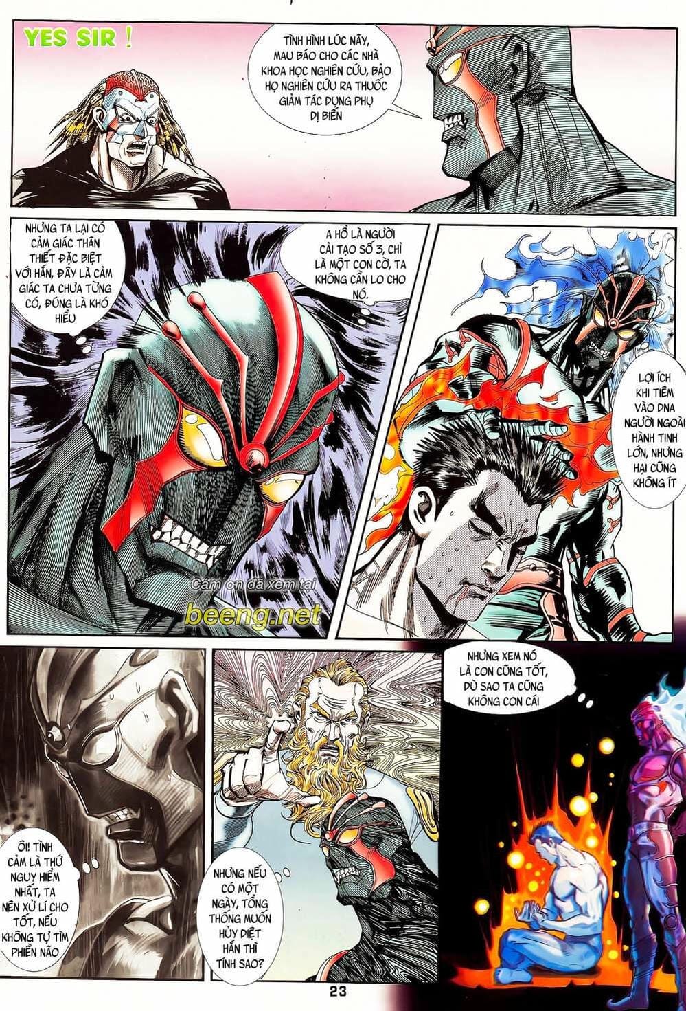 Truyện Tranh Long Hổ 5 Thế trang 8