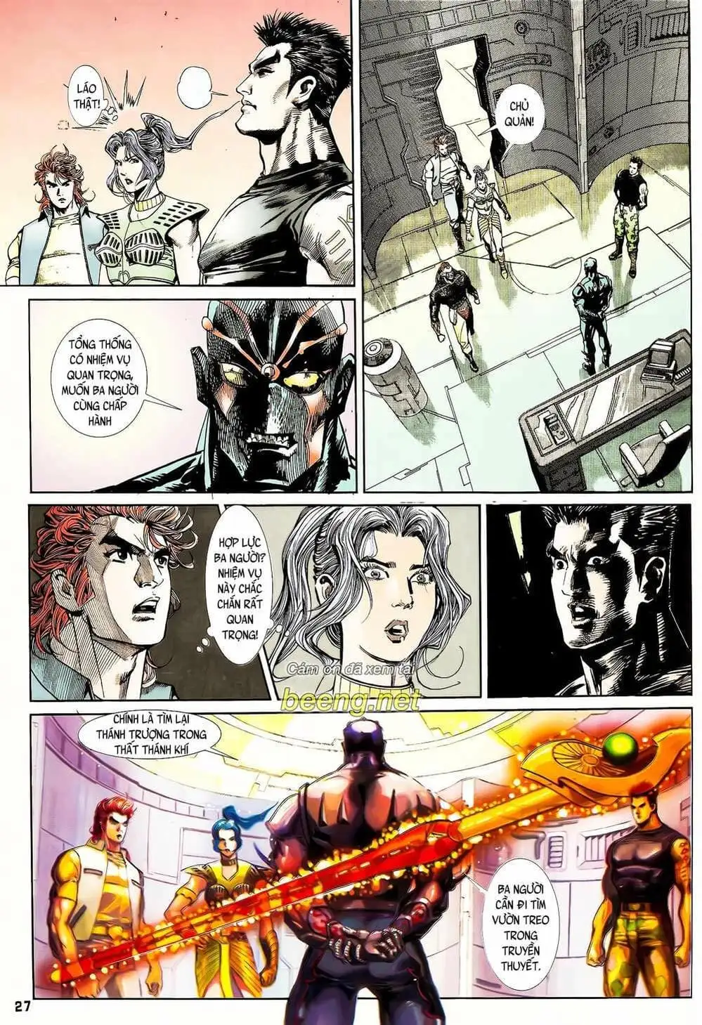 Truyện Tranh Long Hổ 5 Thế trang 8