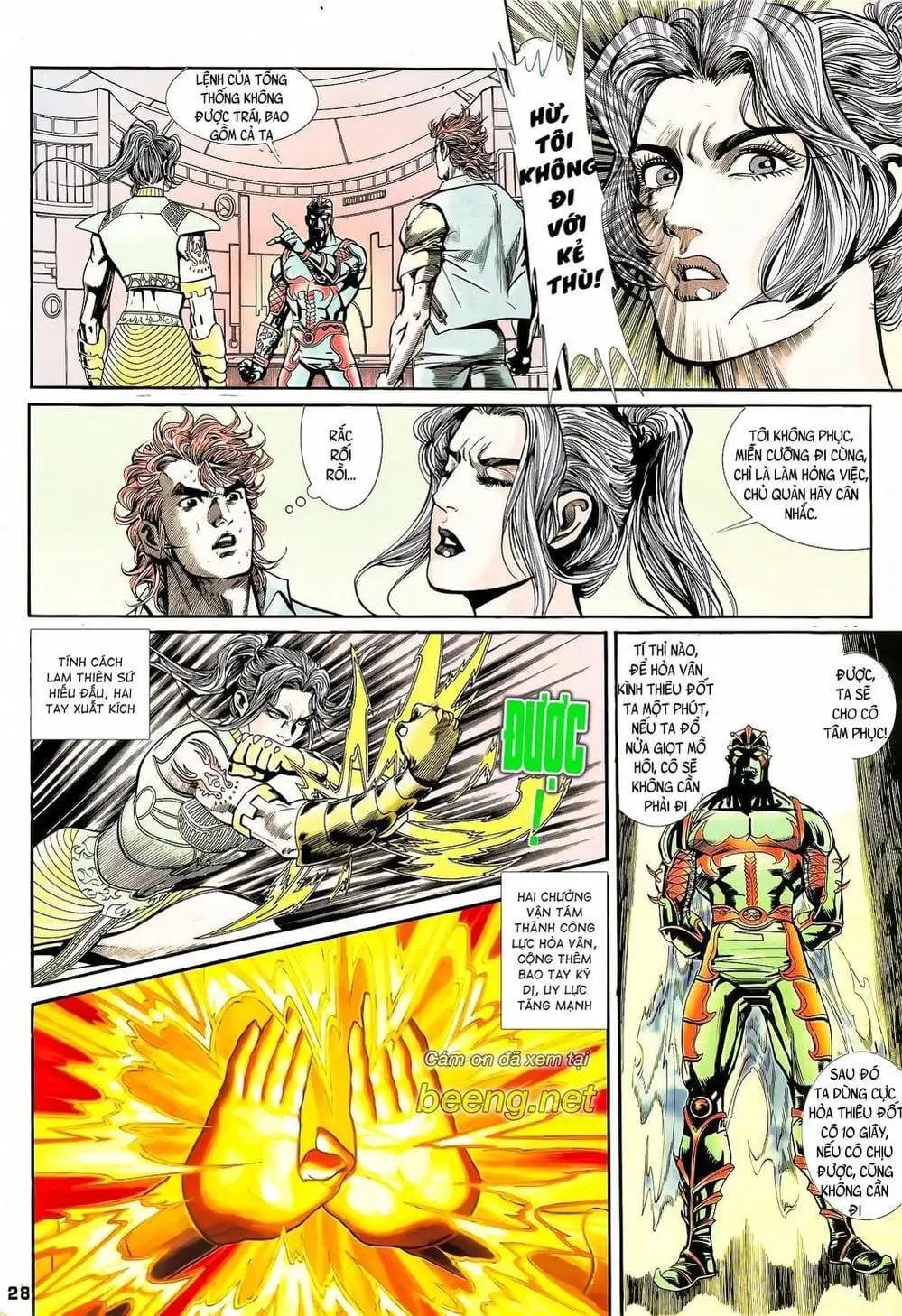 Truyện Tranh Long Hổ 5 Thế trang 8
