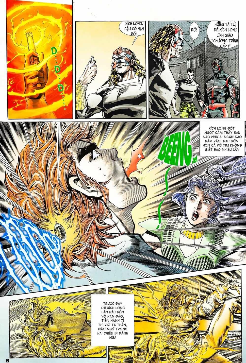 Truyện Tranh Long Hổ 5 Thế trang 8