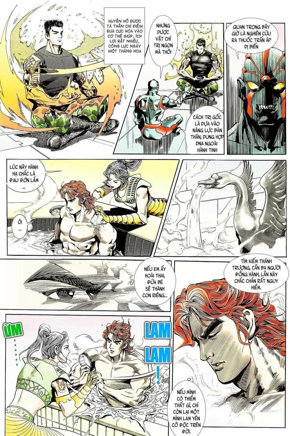 Truyện Tranh Long Hổ 5 Thế trang 8