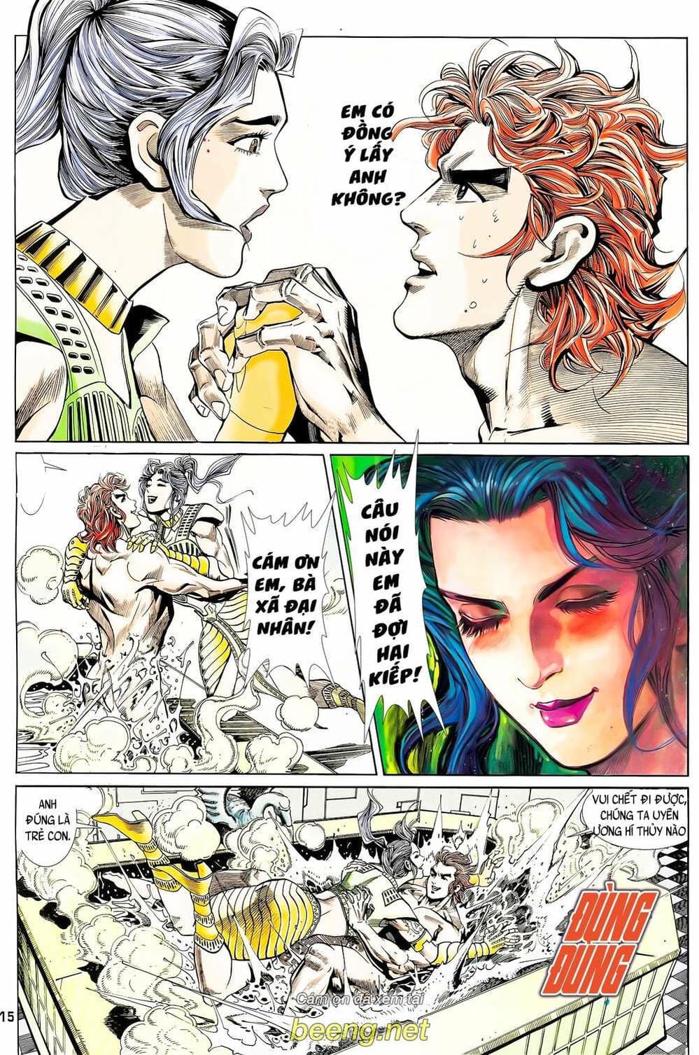 Truyện Tranh Long Hổ 5 Thế trang 8