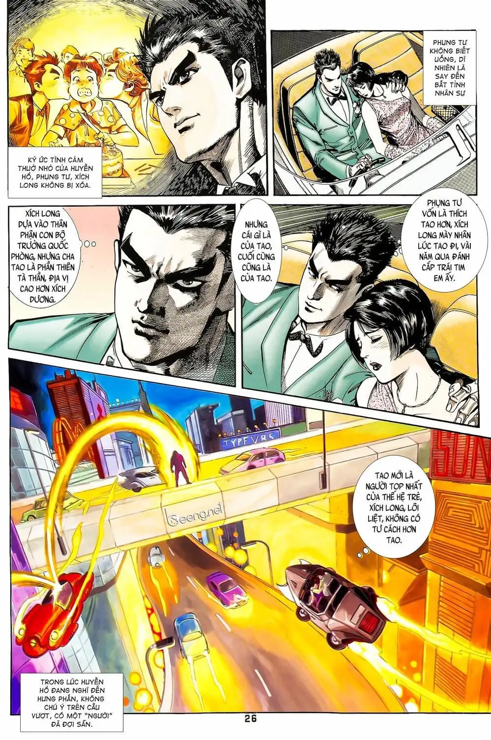 Truyện Tranh Long Hổ 5 Thế trang 8