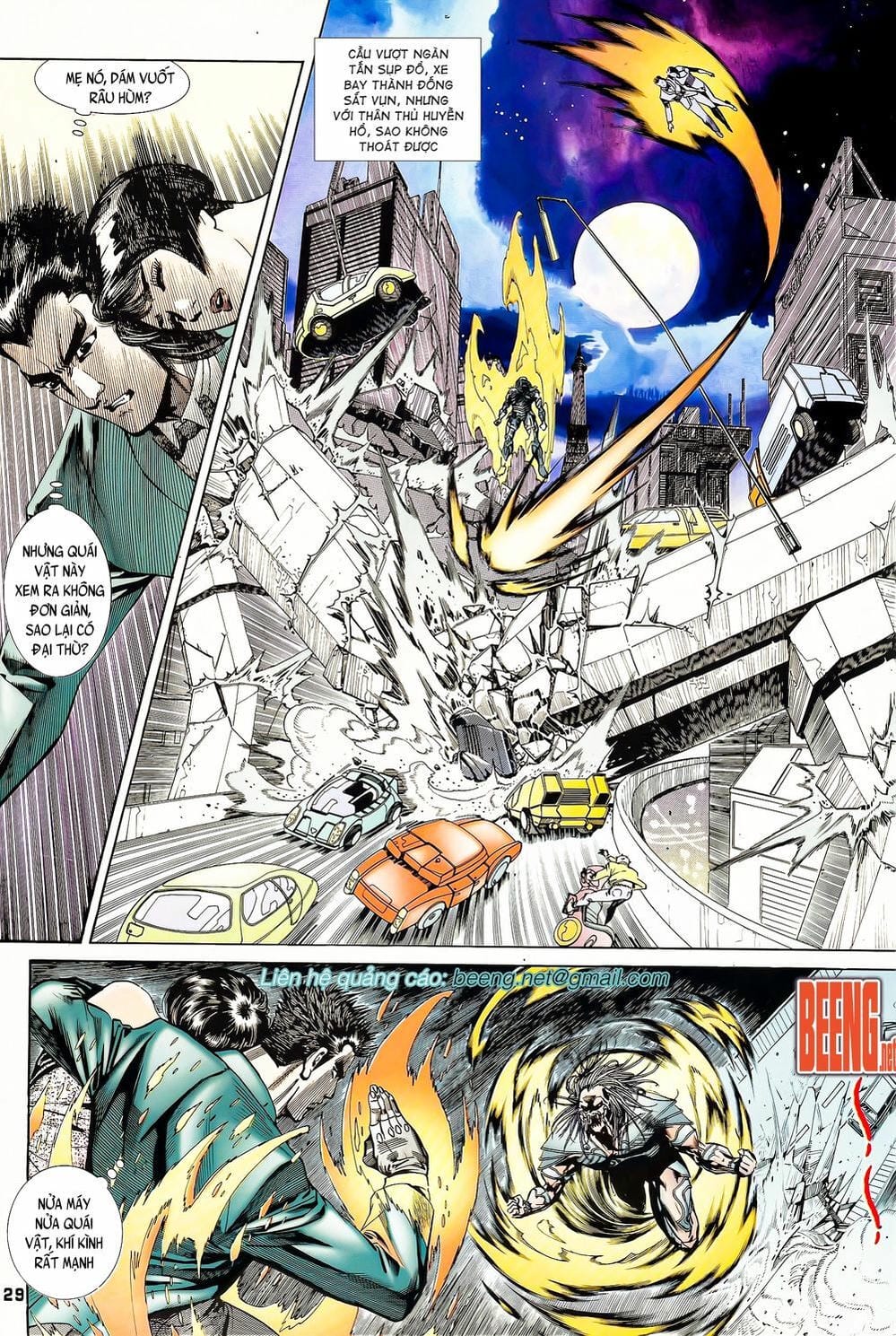 Truyện Tranh Long Hổ 5 Thế trang 8