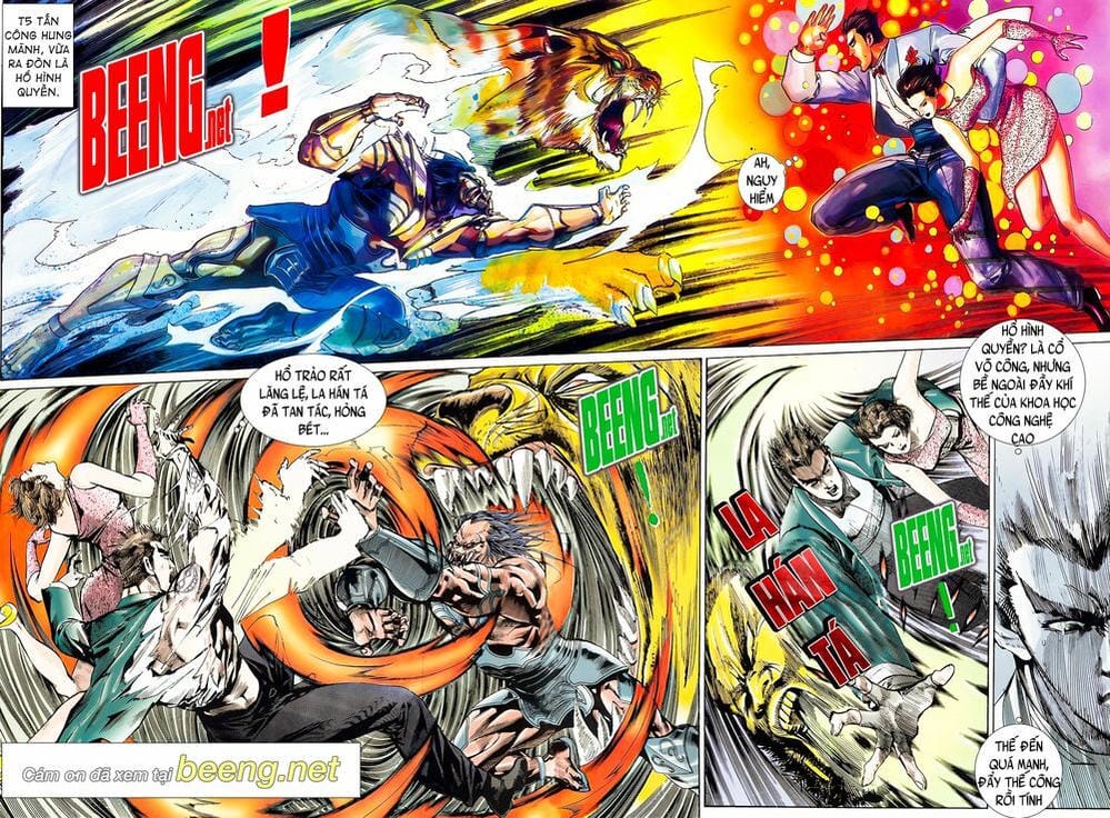 Truyện Tranh Long Hổ 5 Thế trang 8