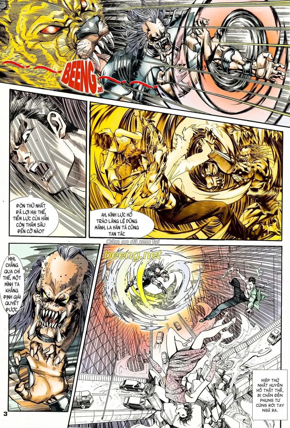 Truyện Tranh Long Hổ 5 Thế trang 8