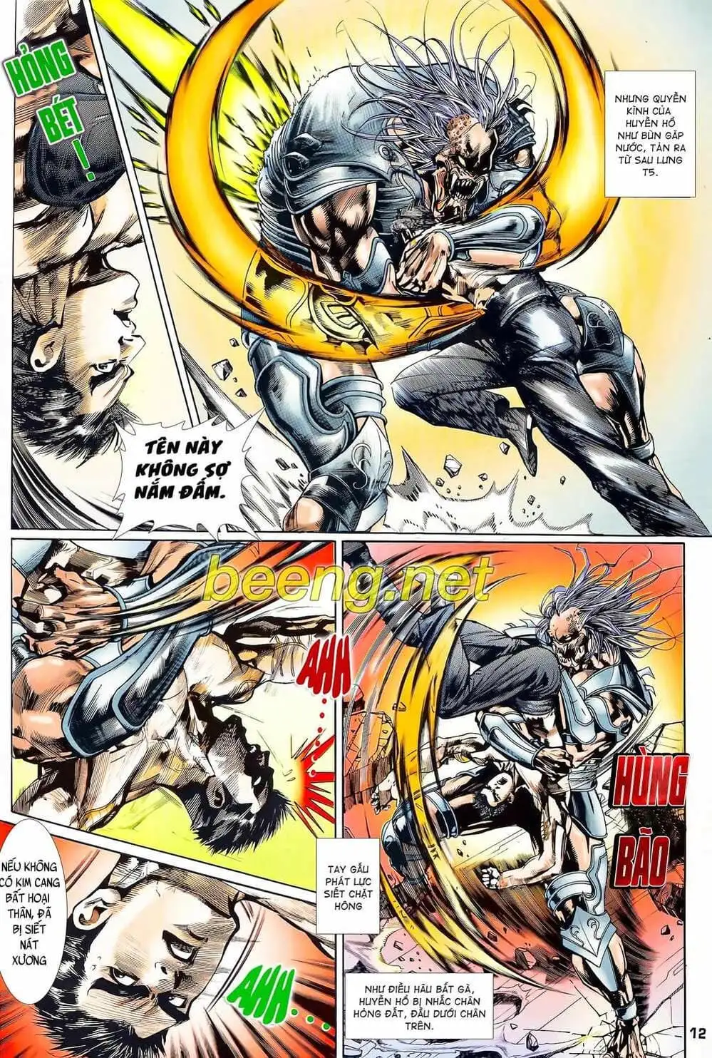 Truyện Tranh Long Hổ 5 Thế trang 8