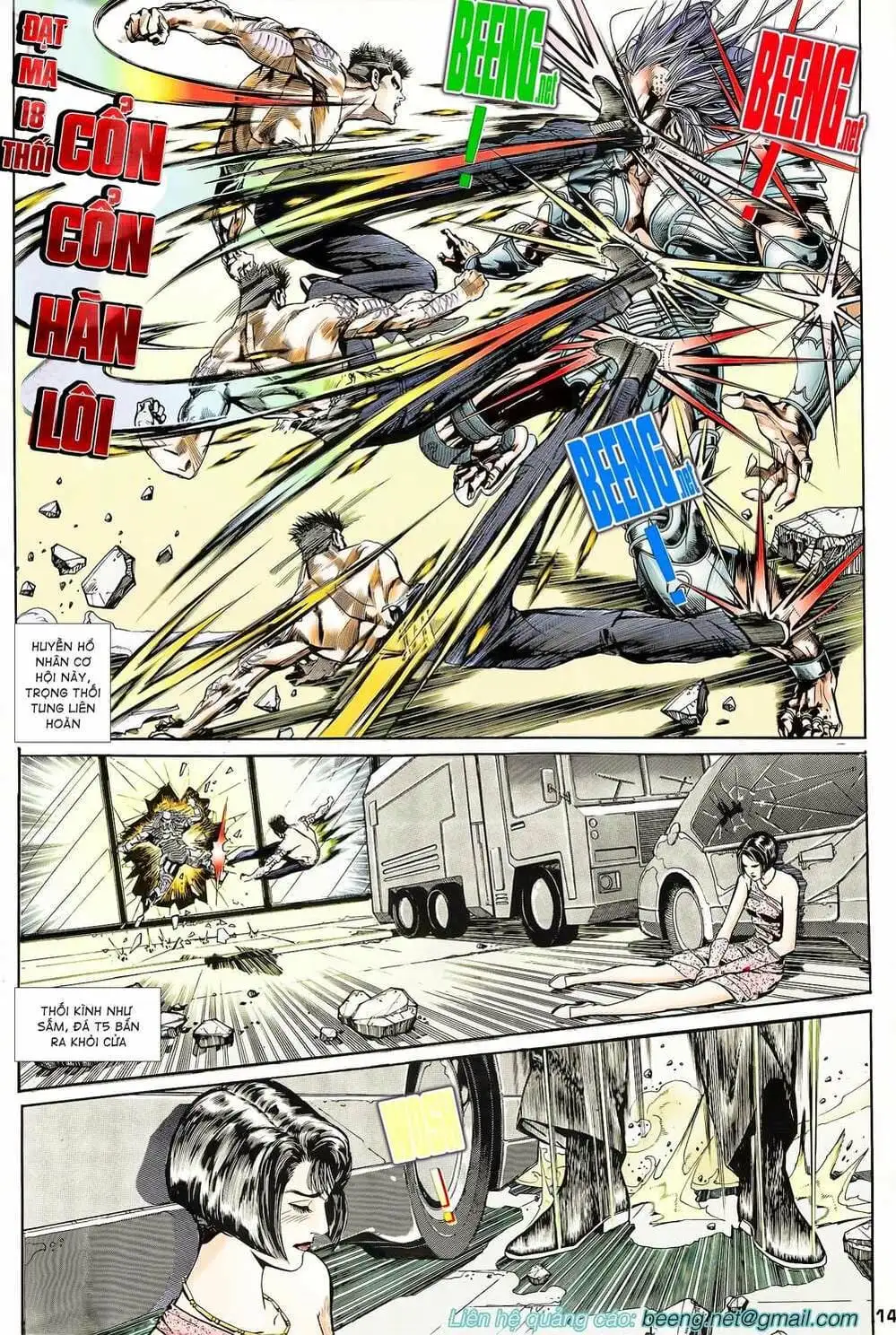 Truyện Tranh Long Hổ 5 Thế trang 8