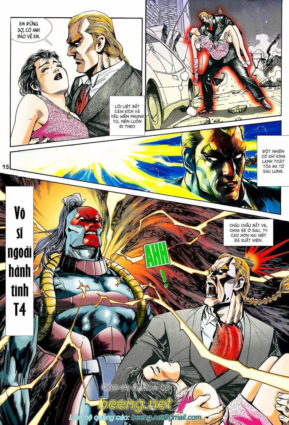 Truyện Tranh Long Hổ 5 Thế trang 8