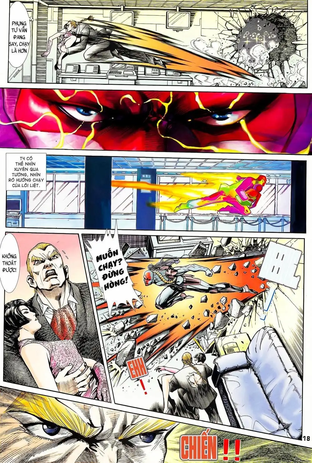 Truyện Tranh Long Hổ 5 Thế trang 8