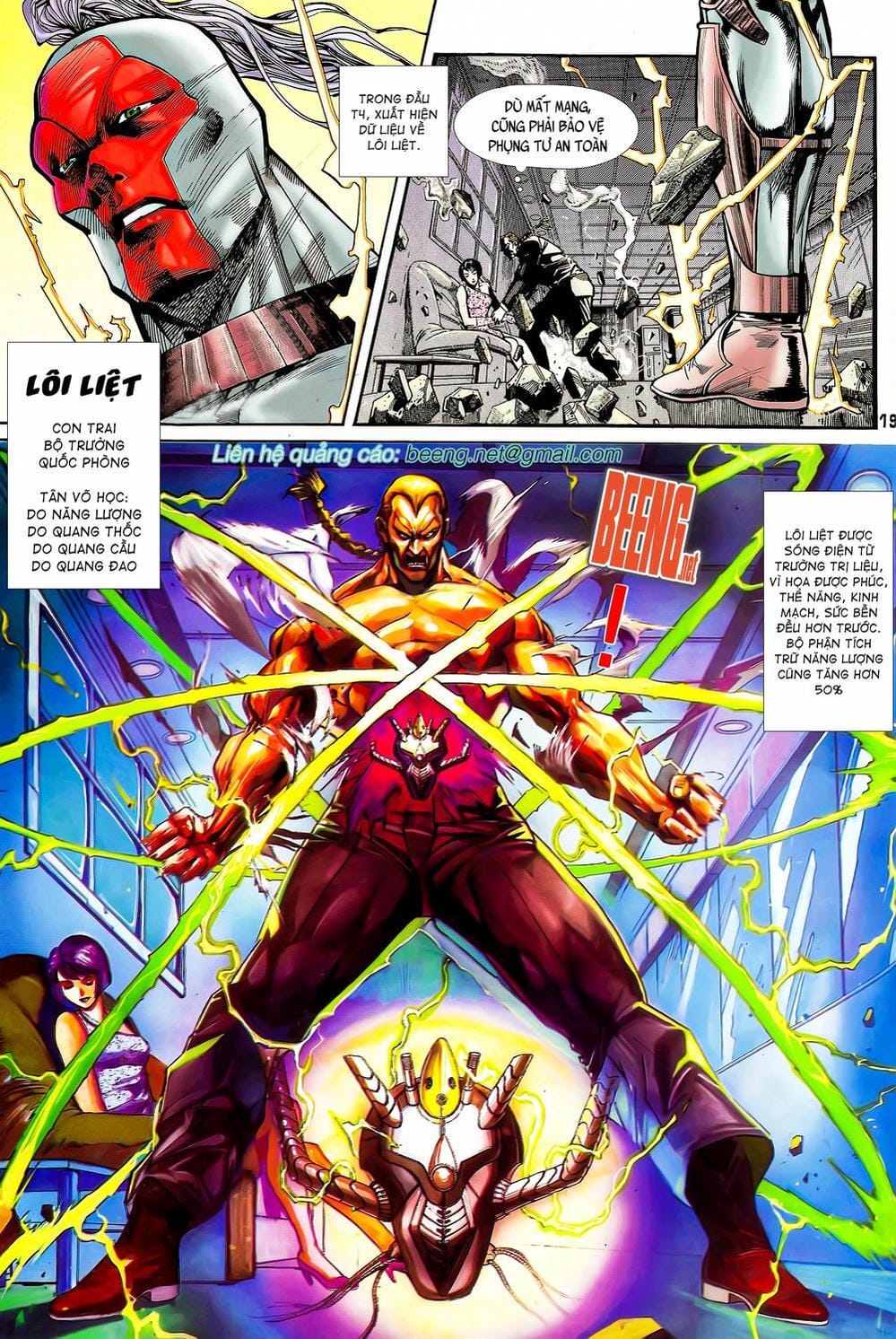 Truyện Tranh Long Hổ 5 Thế trang 8