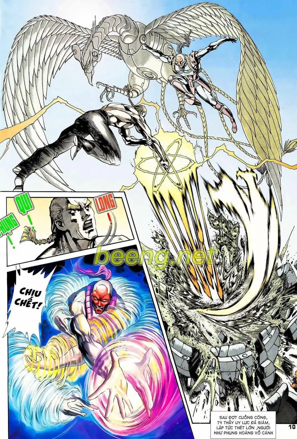 Truyện Tranh Long Hổ 5 Thế trang 8