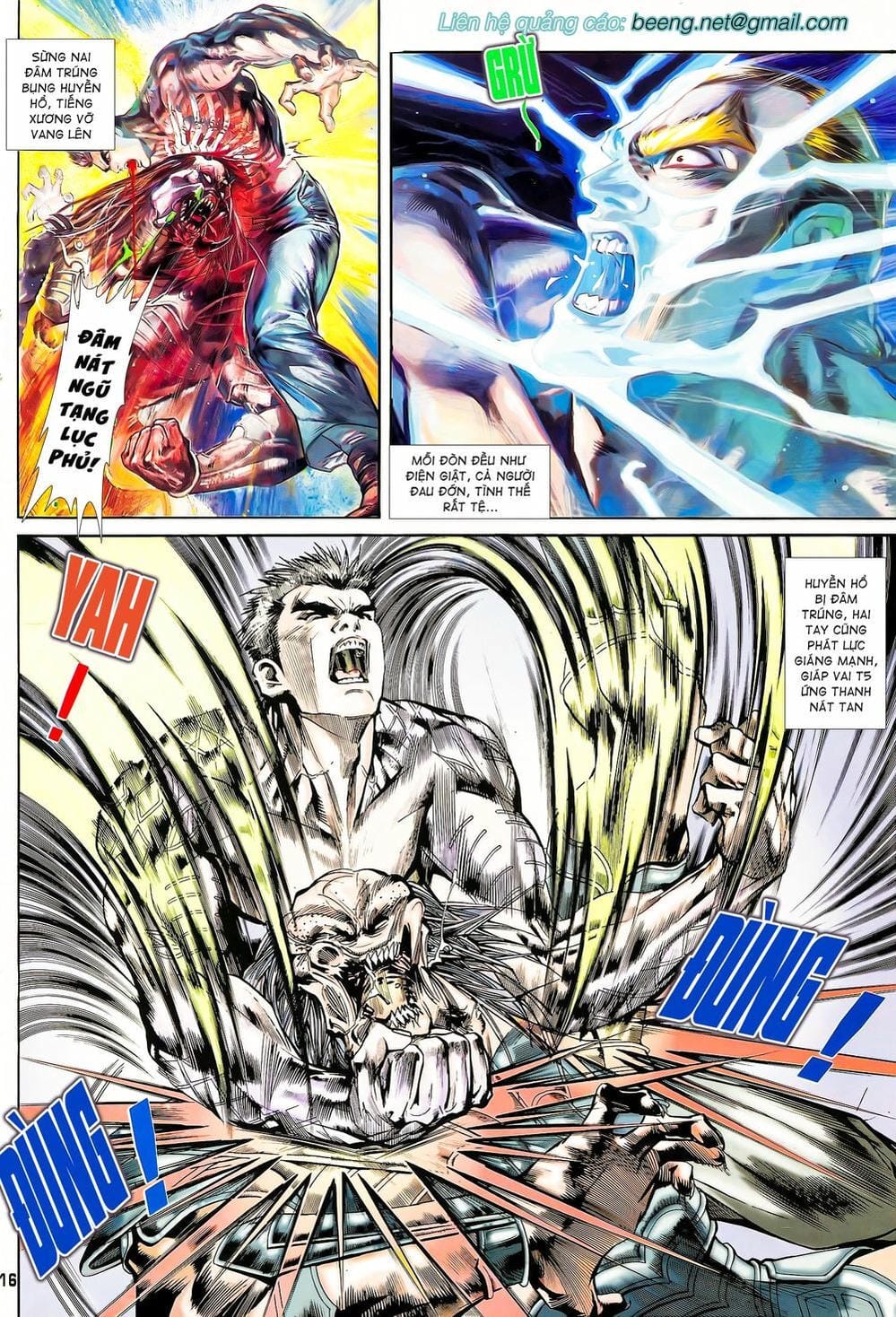 Truyện Tranh Long Hổ 5 Thế trang 8