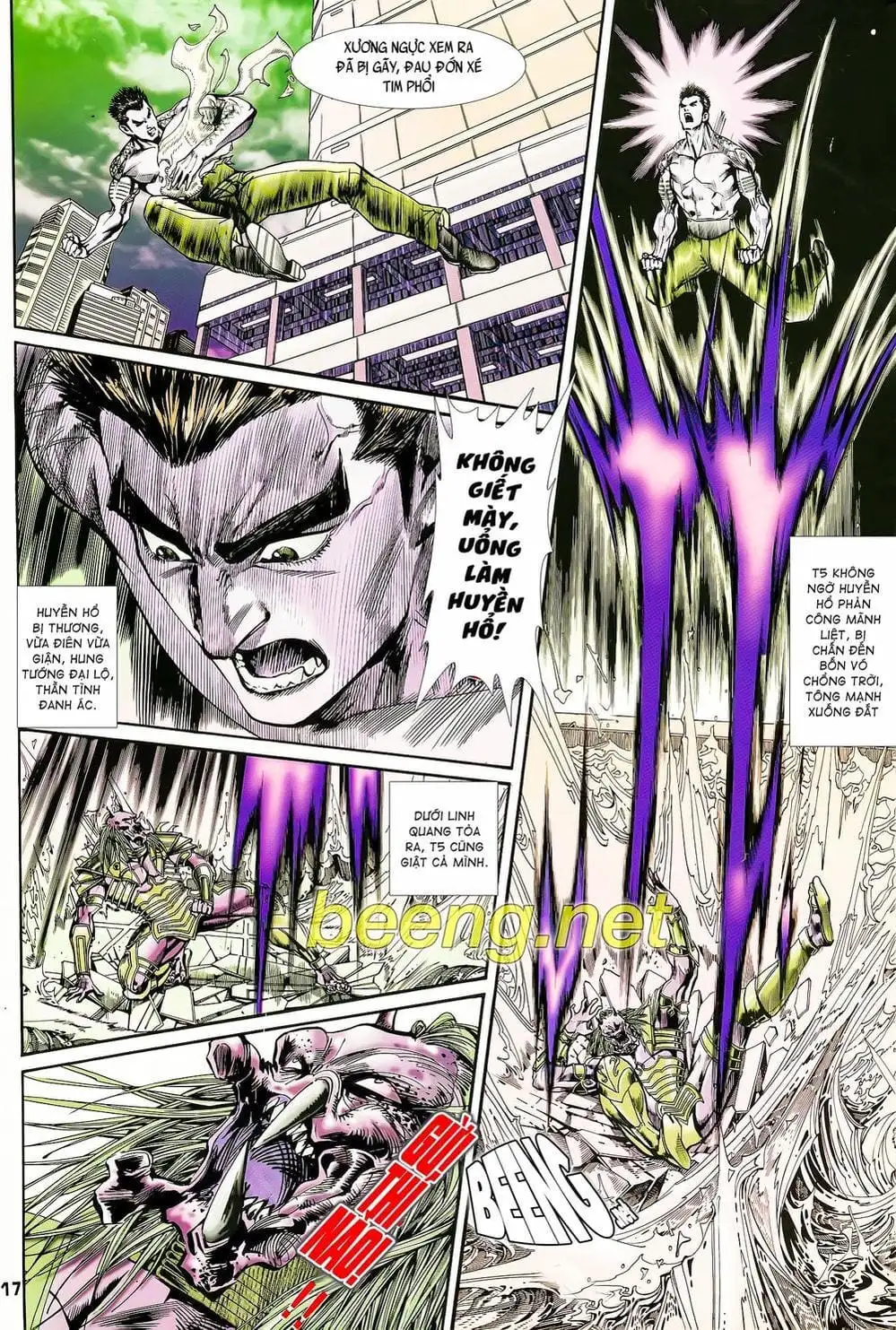 Truyện Tranh Long Hổ 5 Thế trang 8