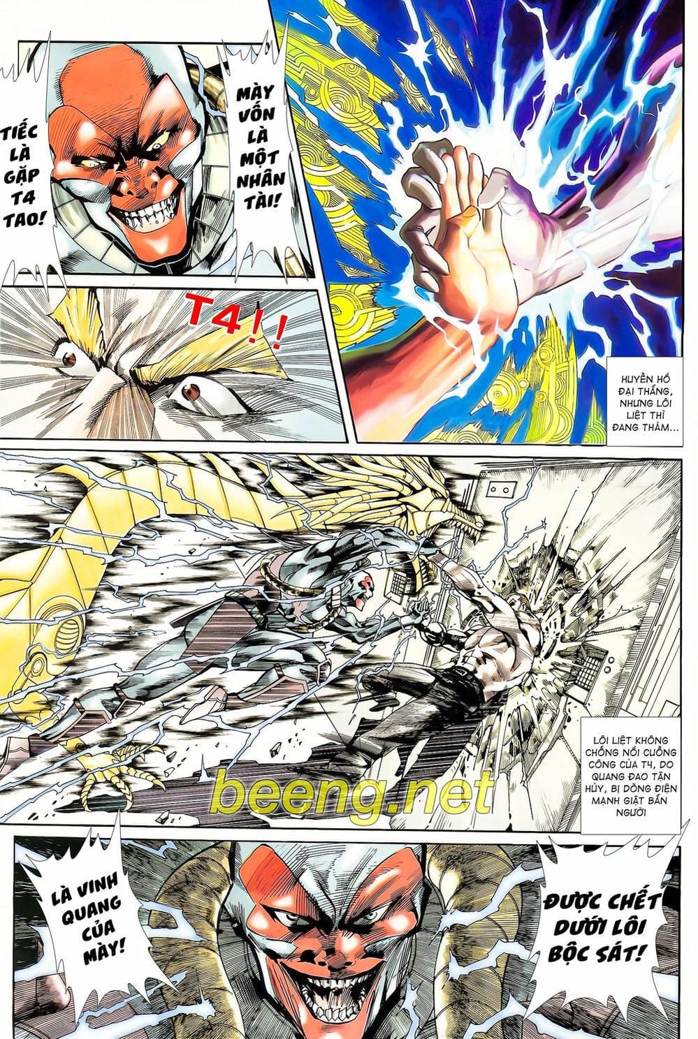 Truyện Tranh Long Hổ 5 Thế trang 8