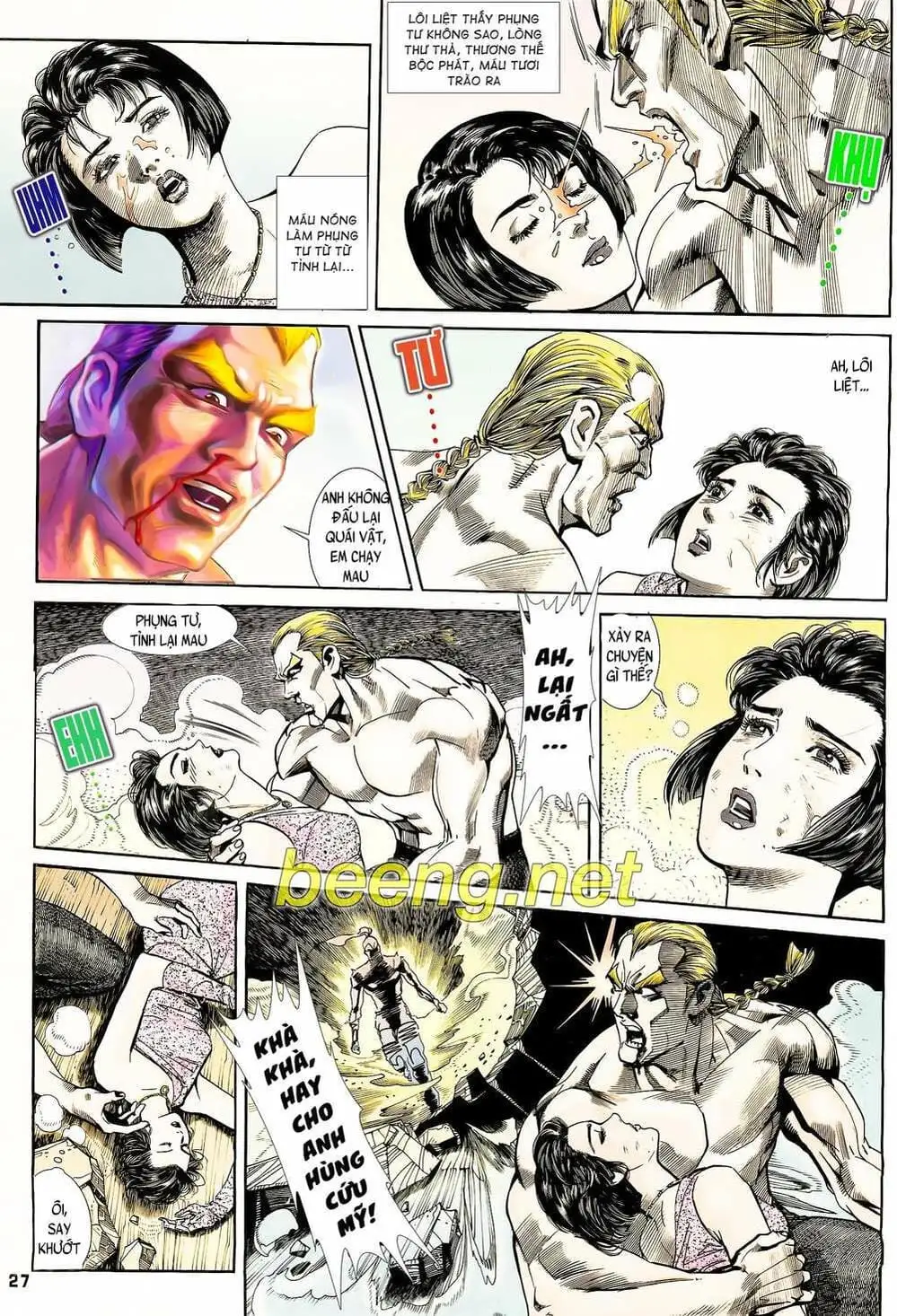 Truyện Tranh Long Hổ 5 Thế trang 8