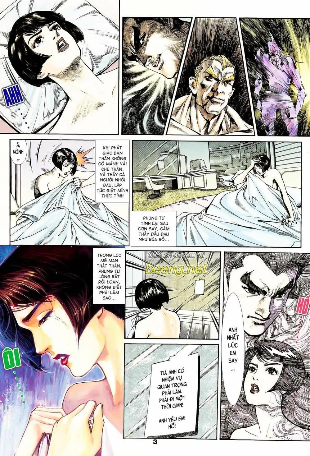 Truyện Tranh Long Hổ 5 Thế trang 8