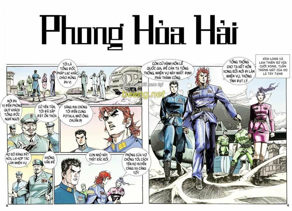 Truyện Tranh Long Hổ 5 Thế trang 8