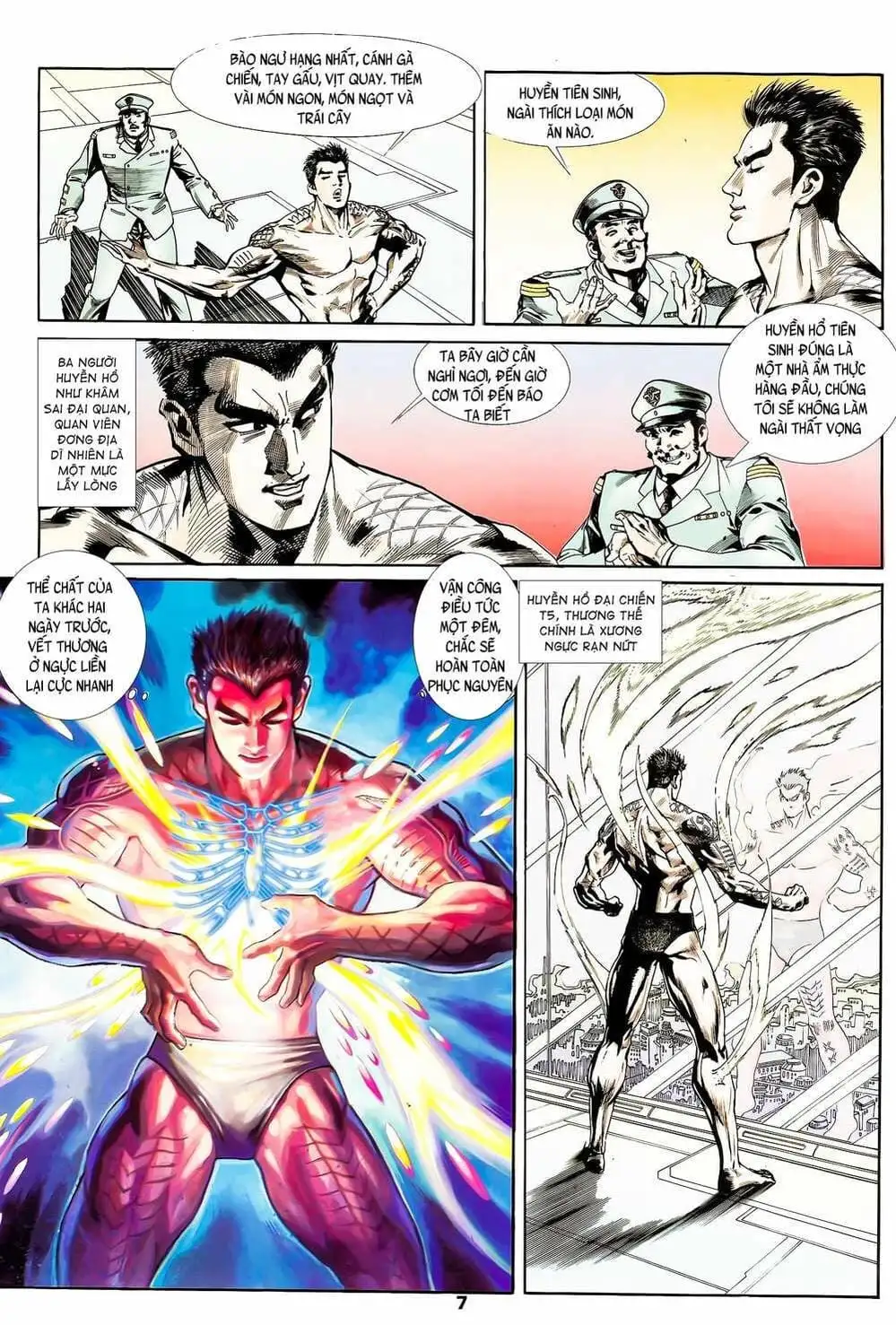 Truyện Tranh Long Hổ 5 Thế trang 8