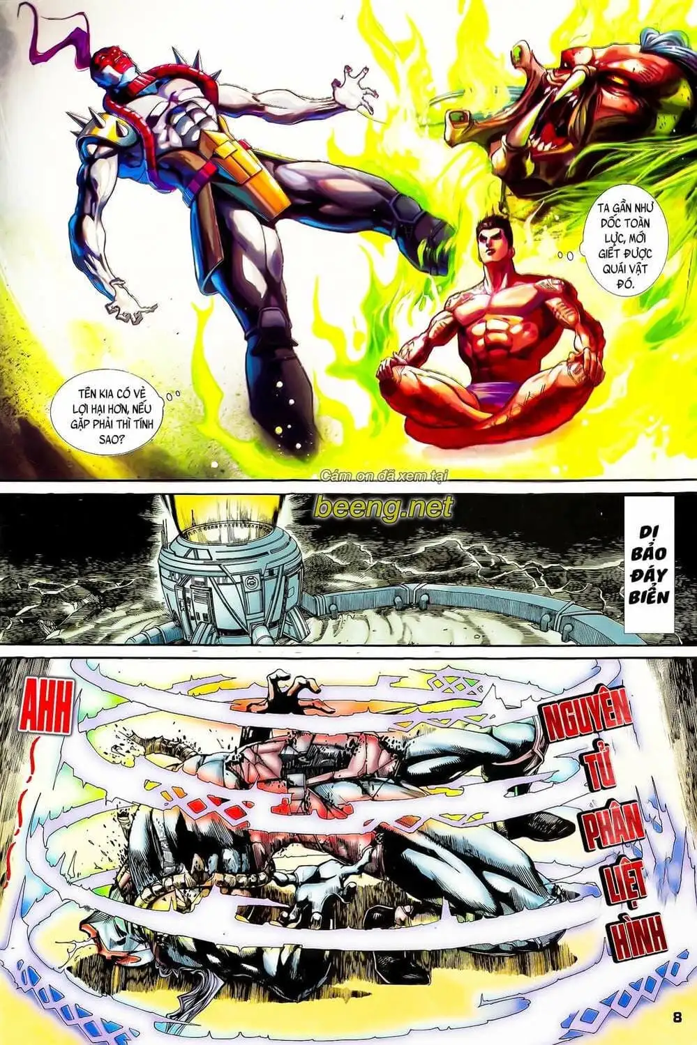 Truyện Tranh Long Hổ 5 Thế trang 8