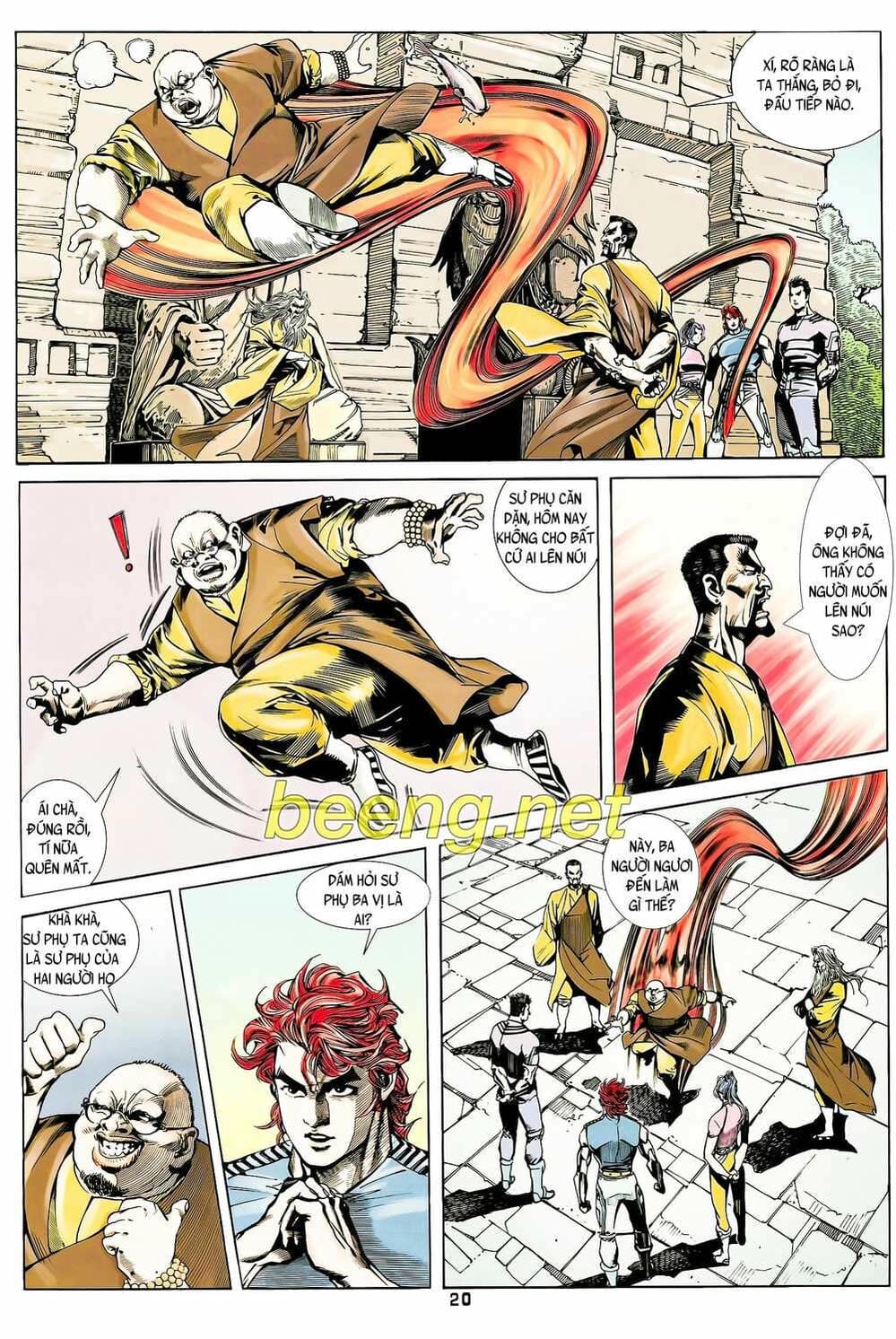 Truyện Tranh Long Hổ 5 Thế trang 8