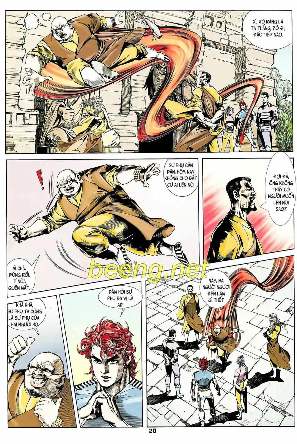 Truyện Tranh Long Hổ 5 Thế trang 8