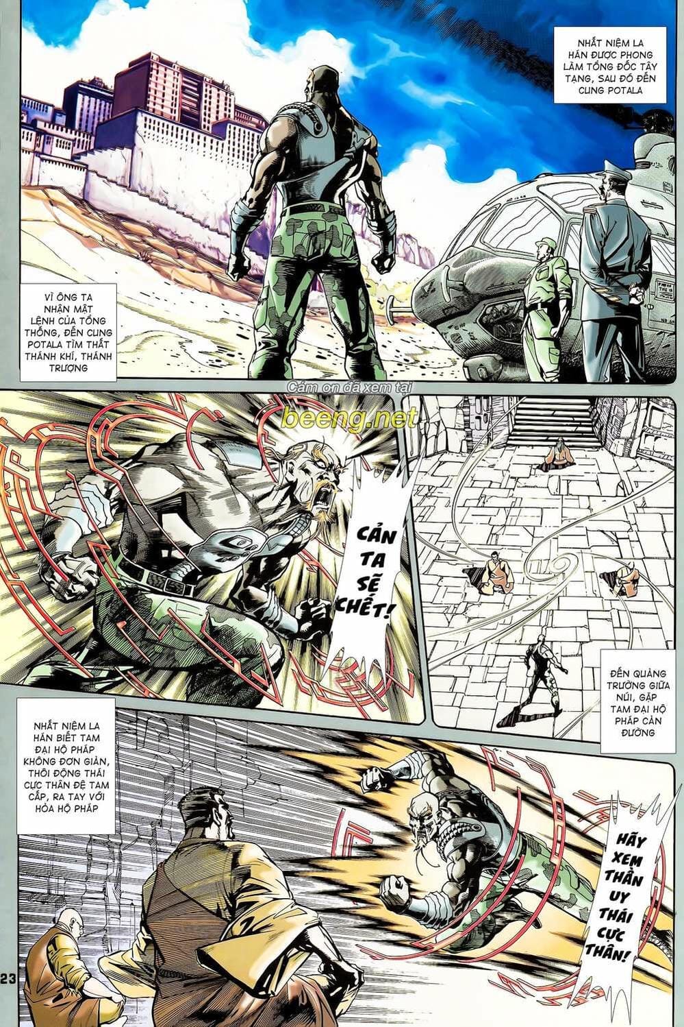 Truyện Tranh Long Hổ 5 Thế trang 8