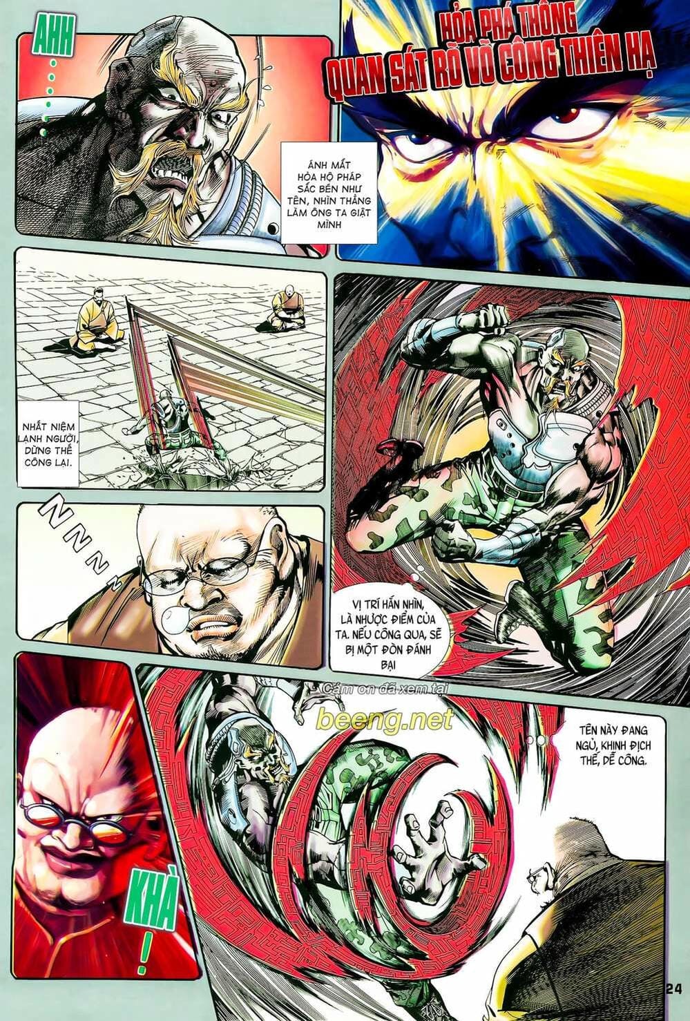 Truyện Tranh Long Hổ 5 Thế trang 8