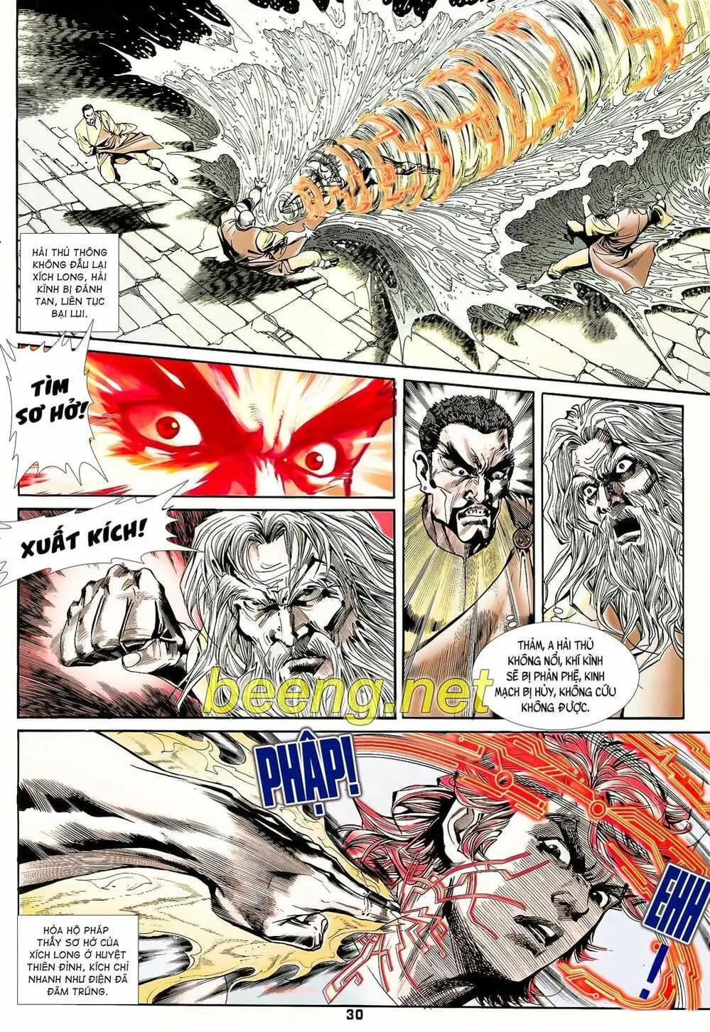 Truyện Tranh Long Hổ 5 Thế trang 8