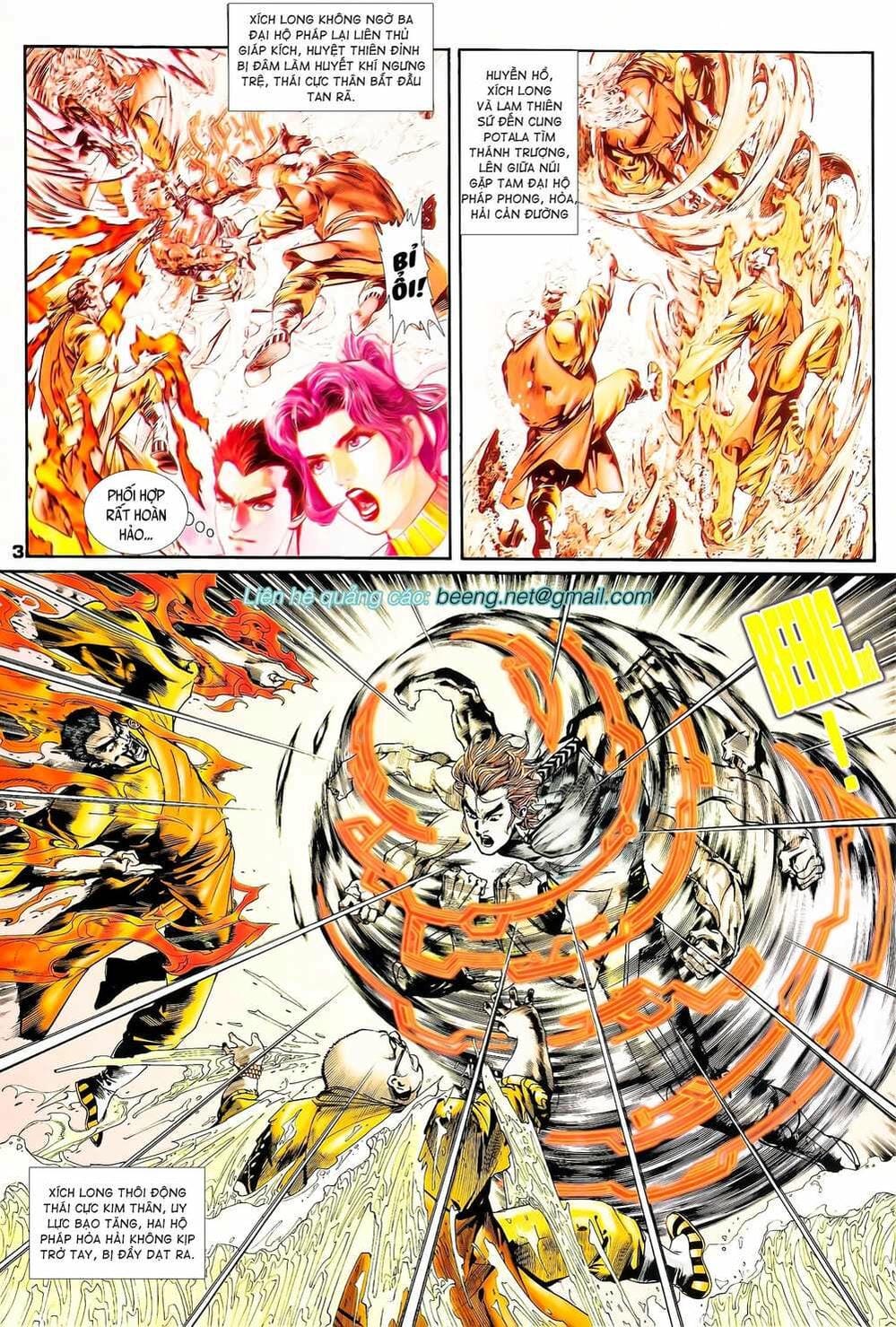 Truyện Tranh Long Hổ 5 Thế trang 8