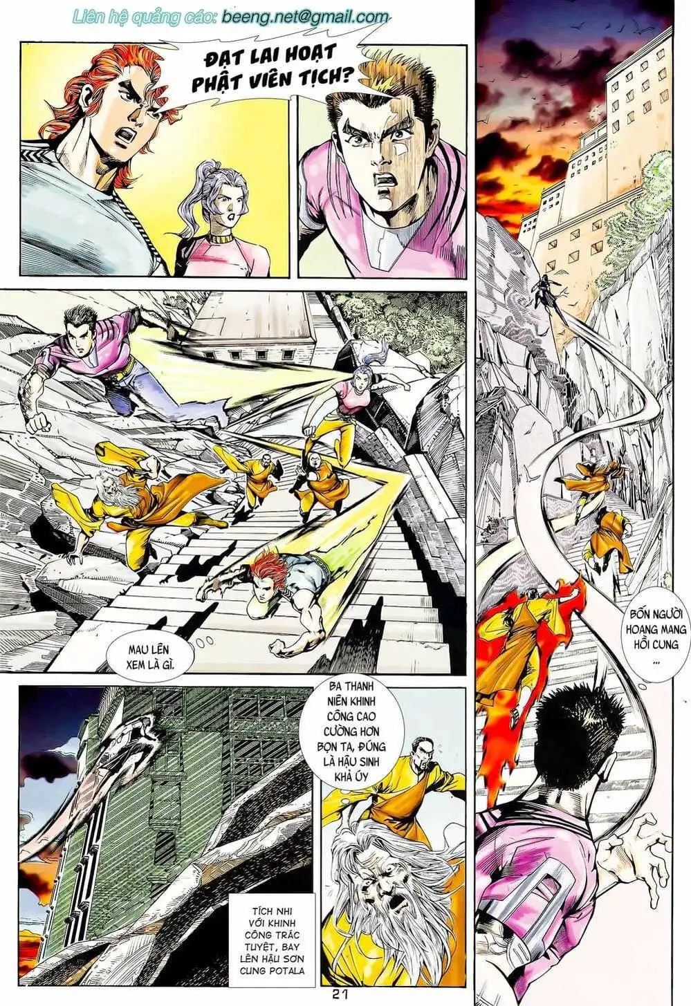 Truyện Tranh Long Hổ 5 Thế trang 8