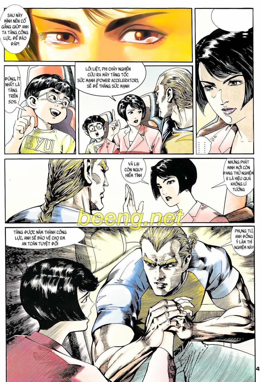 Truyện Tranh Long Hổ 5 Thế trang 8