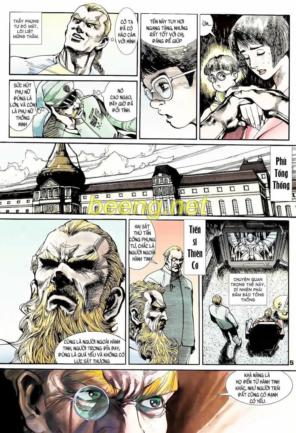 Truyện Tranh Long Hổ 5 Thế trang 8