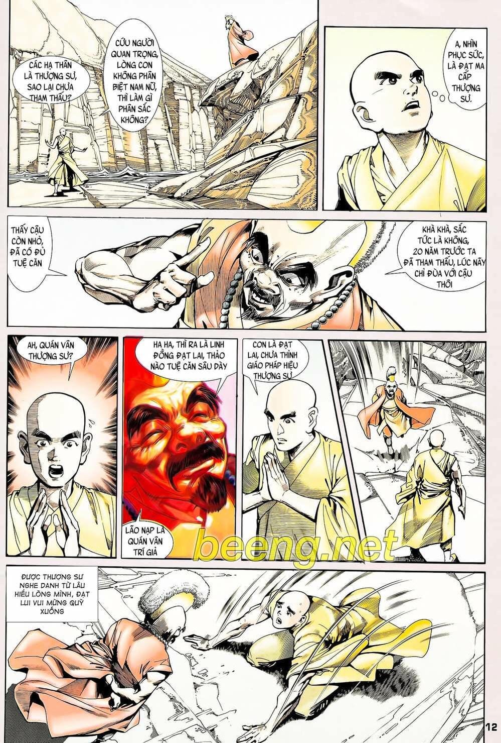 Truyện Tranh Long Hổ 5 Thế trang 8