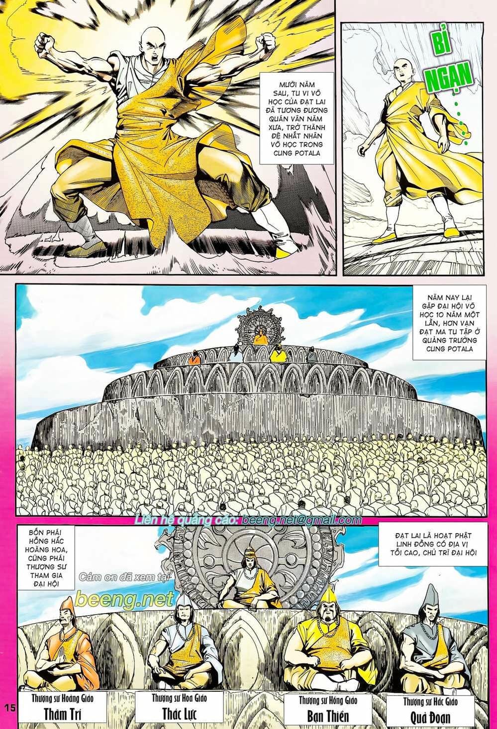Truyện Tranh Long Hổ 5 Thế trang 8