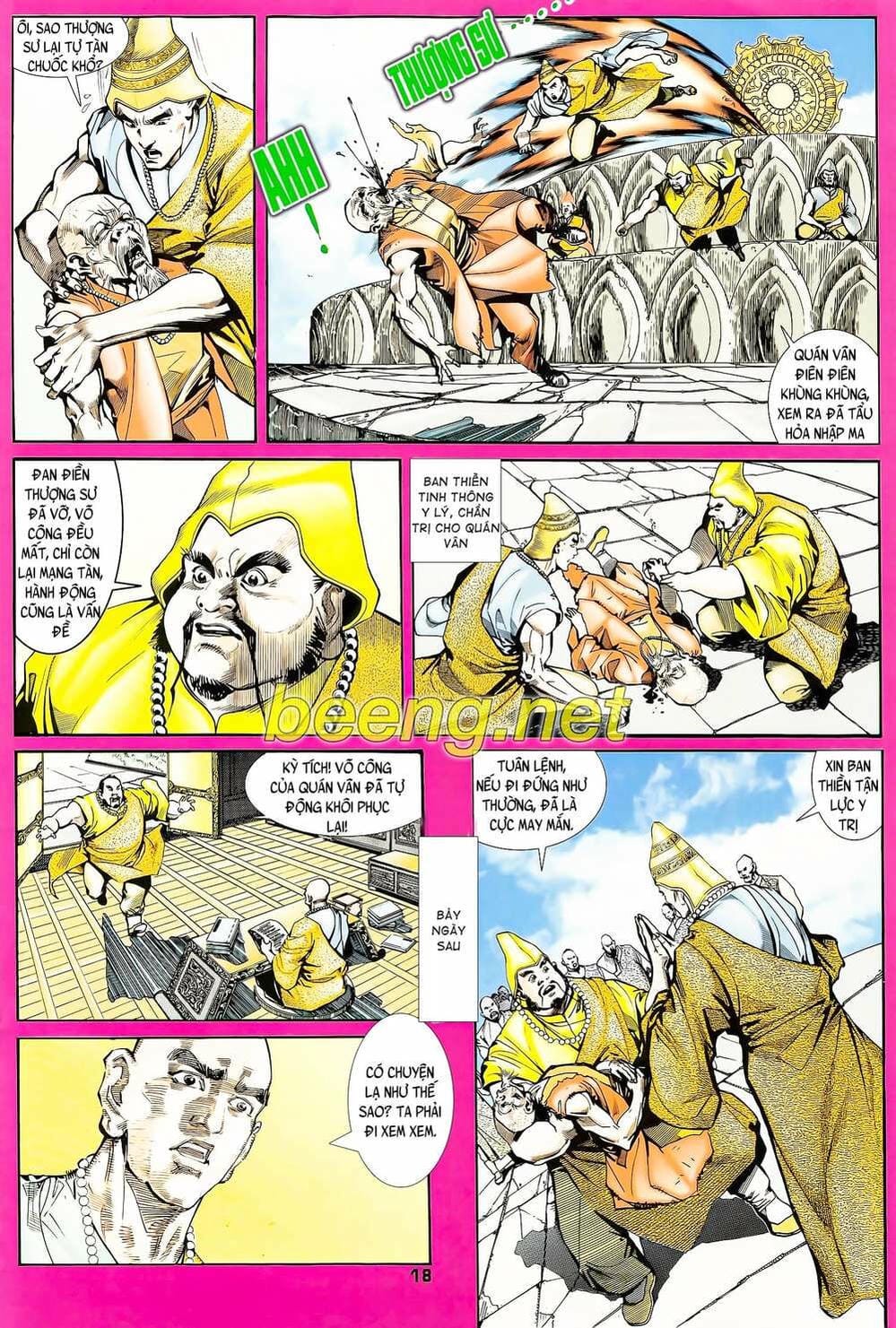 Truyện Tranh Long Hổ 5 Thế trang 8