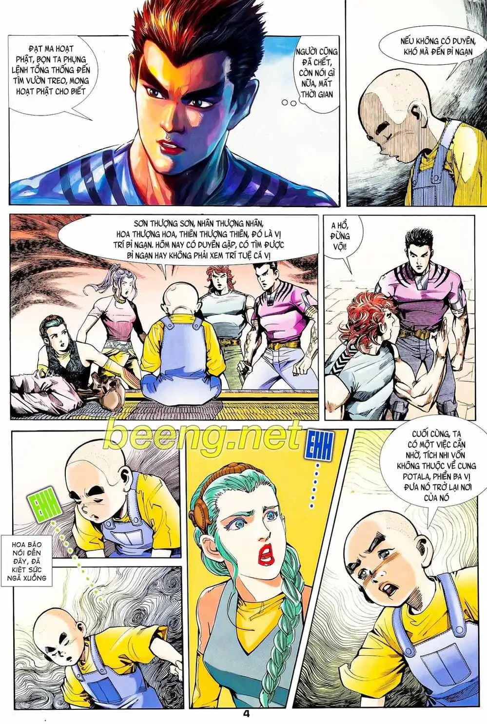 Truyện Tranh Long Hổ 5 Thế trang 8