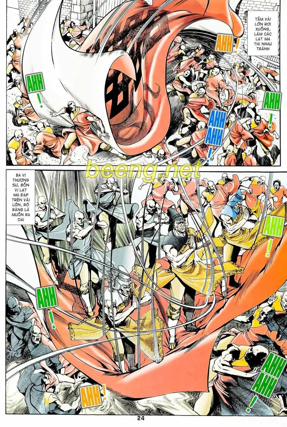 Truyện Tranh Long Hổ 5 Thế trang 8