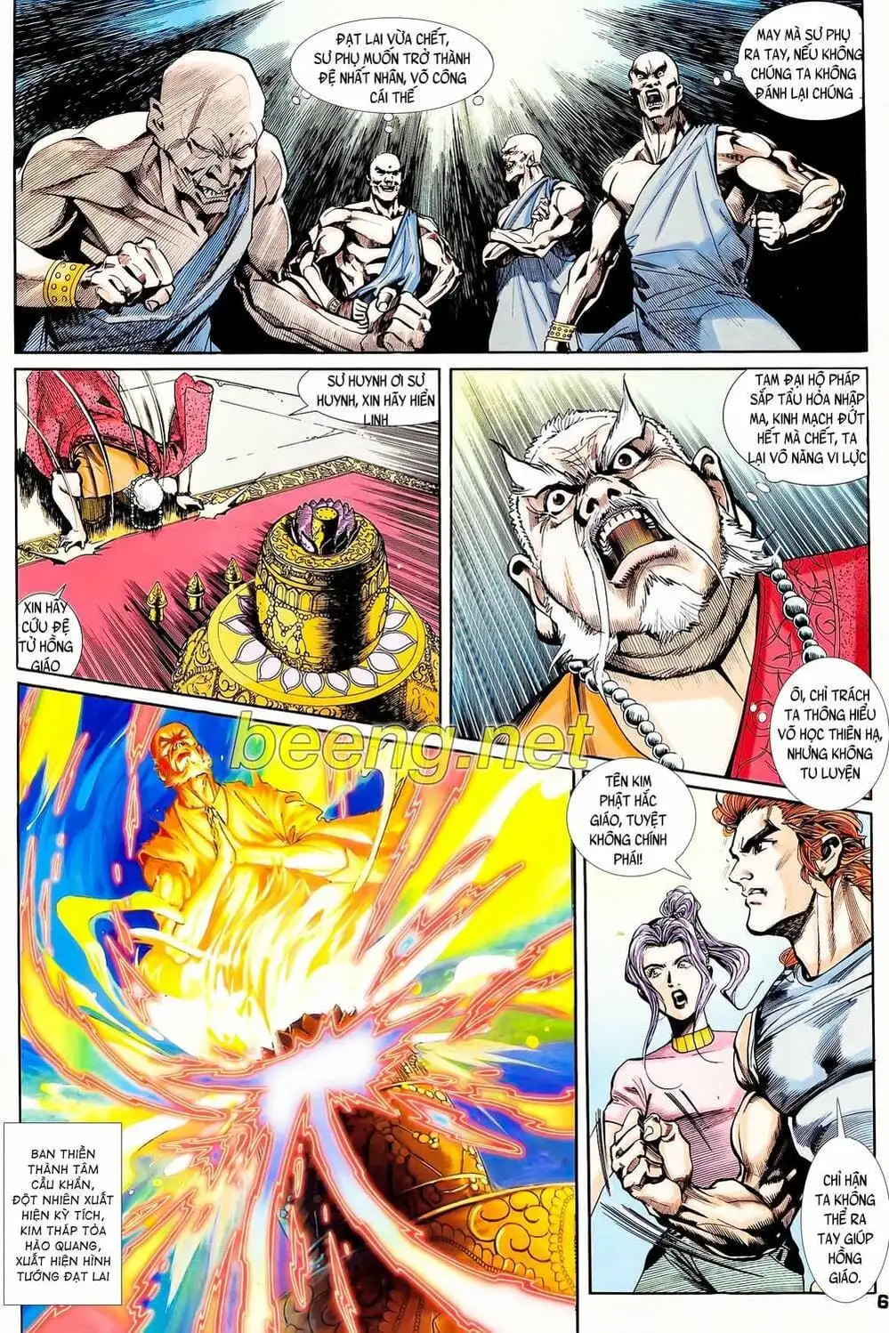 Truyện Tranh Long Hổ 5 Thế trang 8