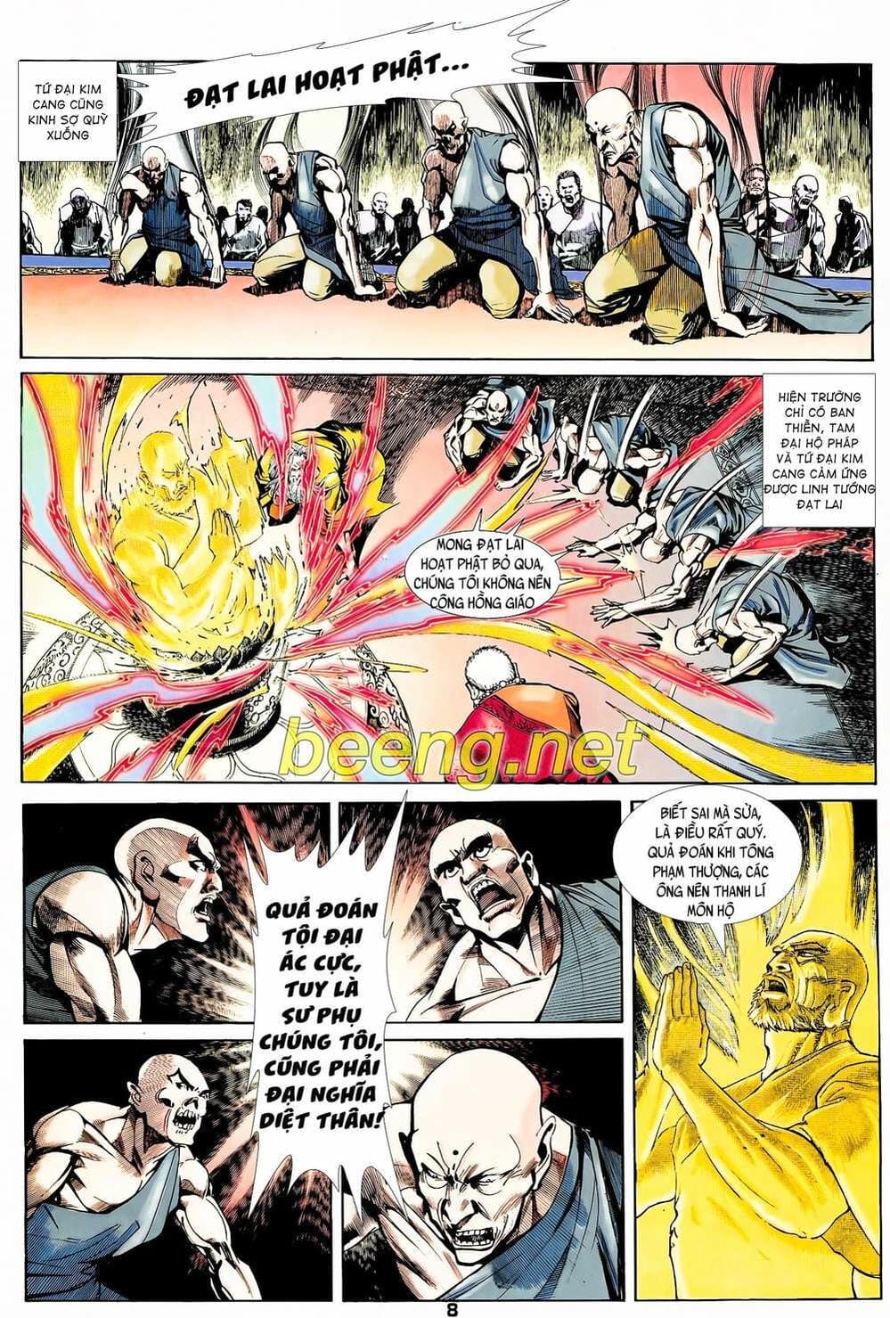 Truyện Tranh Long Hổ 5 Thế trang 8